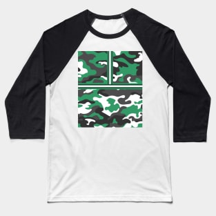 Match Point - Camouflage Tennis Baseball T-Shirt